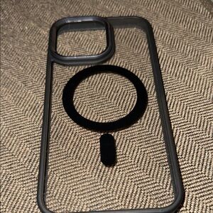 Black and Clear Phone Case